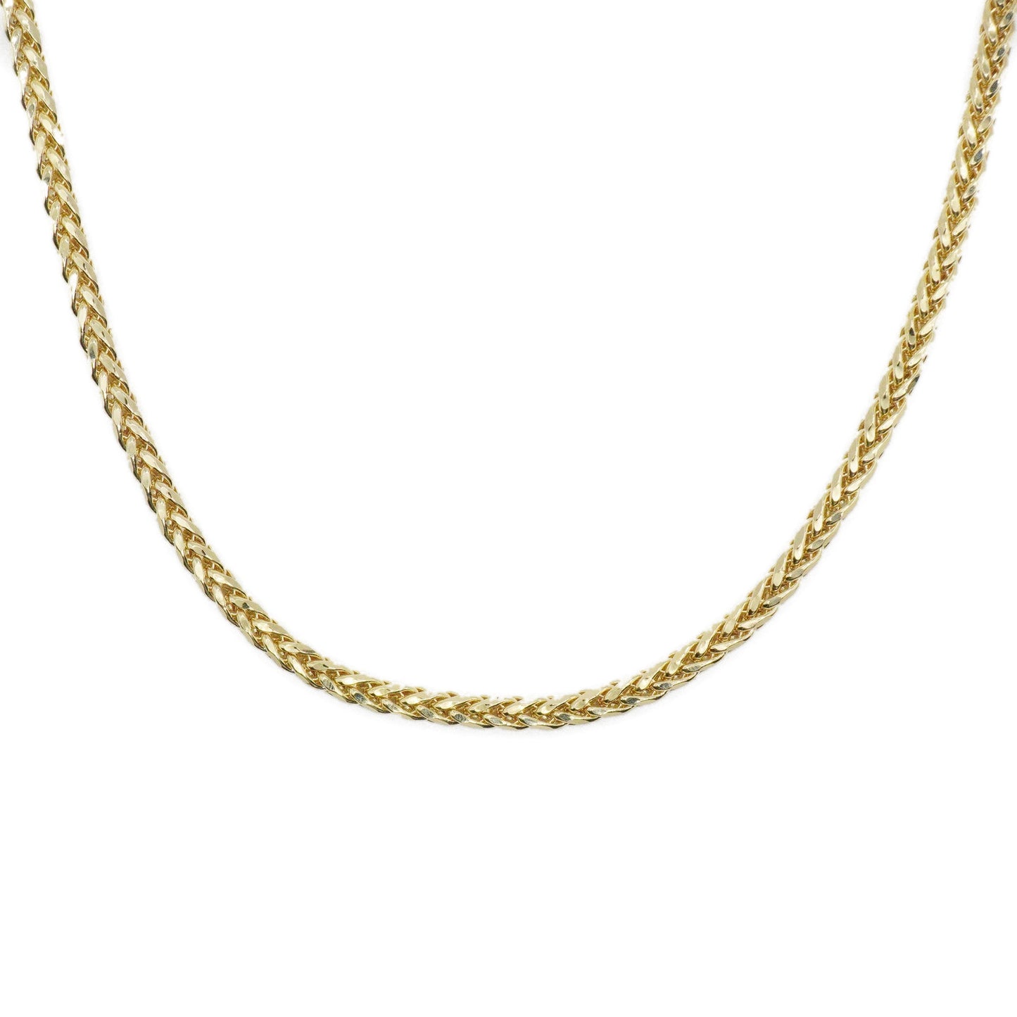 14k Solid Gold 5mm Rounded Franco Chain