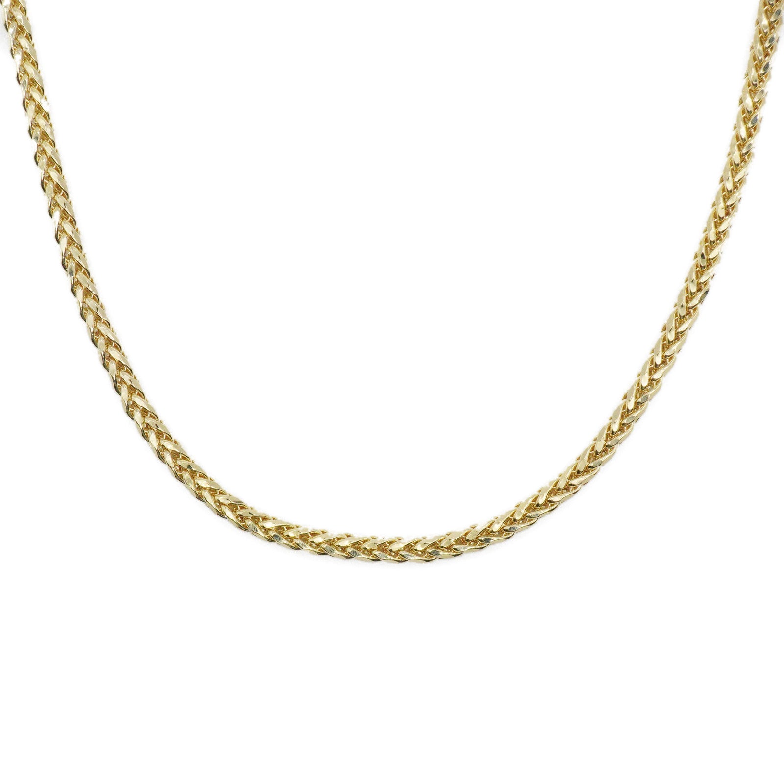 14k Solid Gold 5mm Rounded Franco Chain