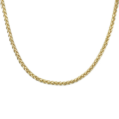 14k Solid Gold 5mm Rounded Franco Chain