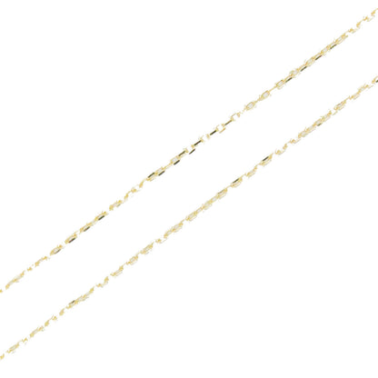 14k Solid Gold Lab Diamond Clover Necklace