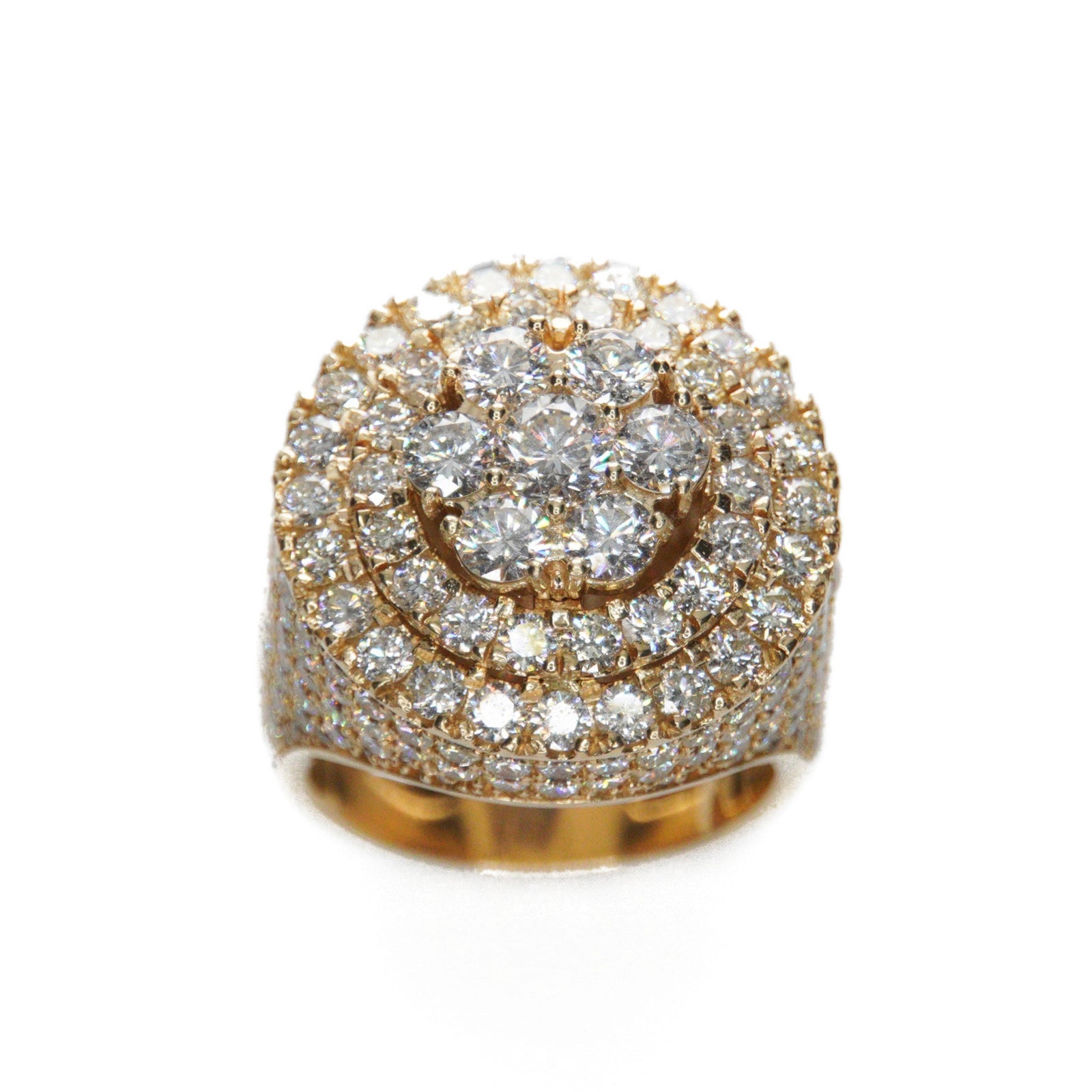 14k Solid Gold Lab Diamond XXL Big Pointer Ring