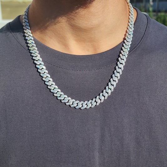 10MM Moissanite Cuban Link Chain