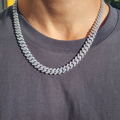 10MM Moissanite Cuban Link Chain