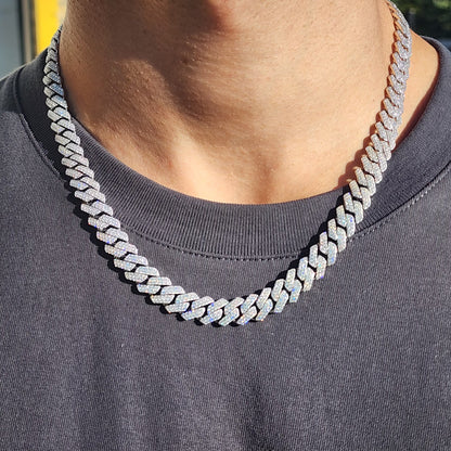 10MM Moissanite Cuban Link Chain