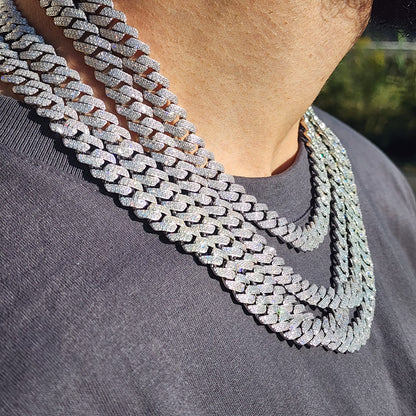 Moissanite Cuban Chains (All Size)