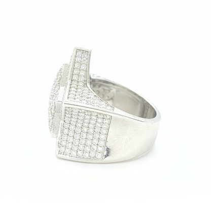 Moissanite 3D Star Ring