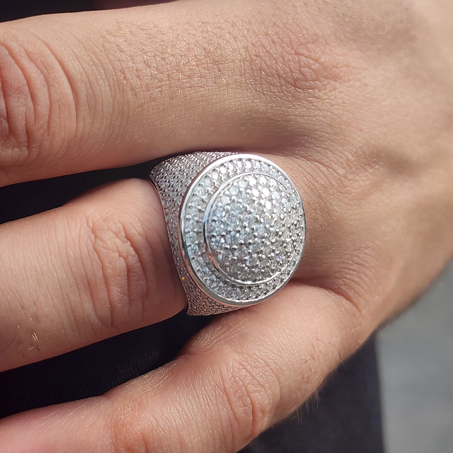 Moissanite Oval Shaped Ring