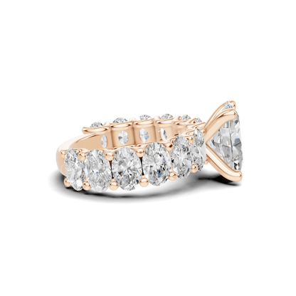 Eternal Brilliance Statement Ring 14K Rose Gold