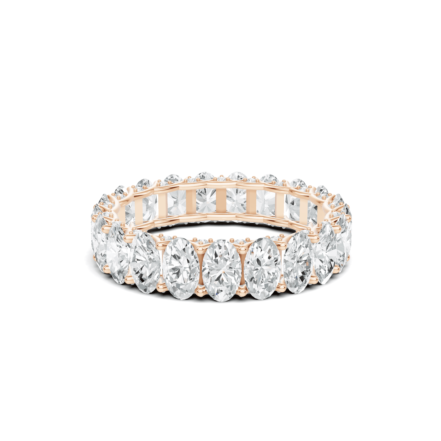 Eternal Brilliance Eternity Ring 14K Rose Gold