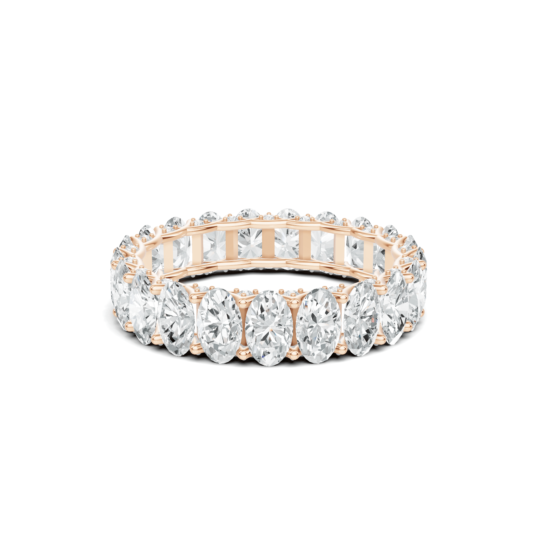 Eternal Brilliance Eternity Ring 14K Rose Gold