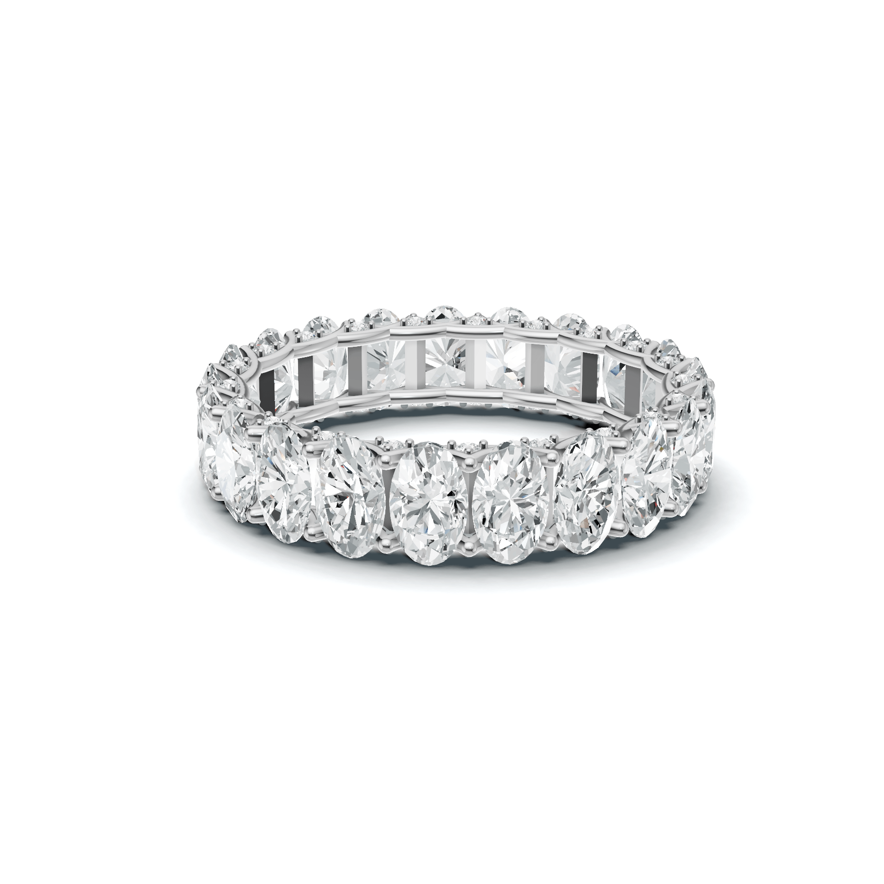 Eternal Brilliance Eternity Ring 14K White Gold
