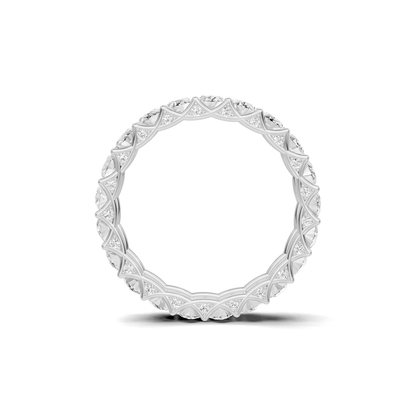 Eternal Brilliance Eternity Ring 14K White Gold
