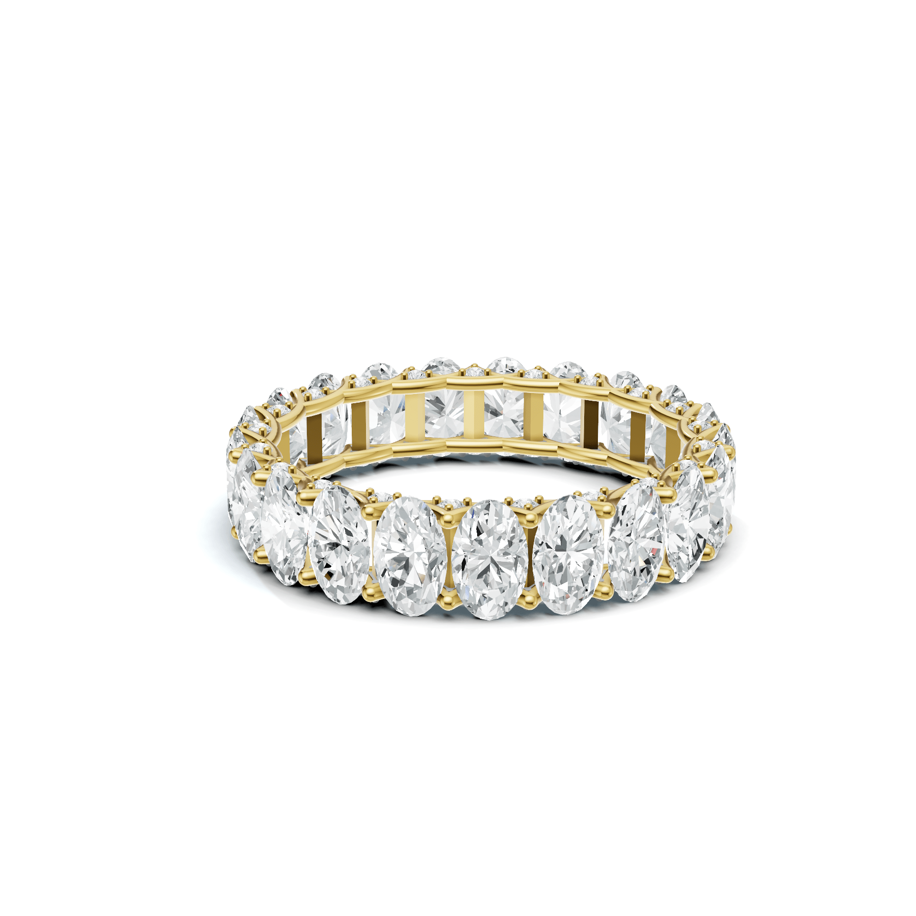 Eternal Brilliance Eternity Ring 14K Yellow Gold