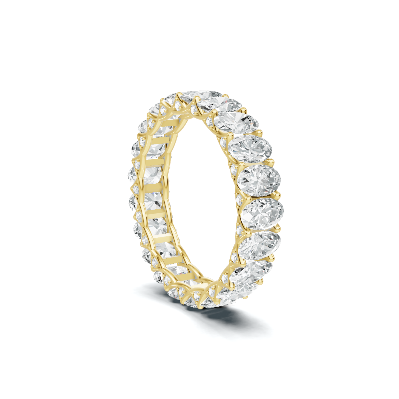 Eternal Brilliance Eternity Ring 14K Yellow Gold
