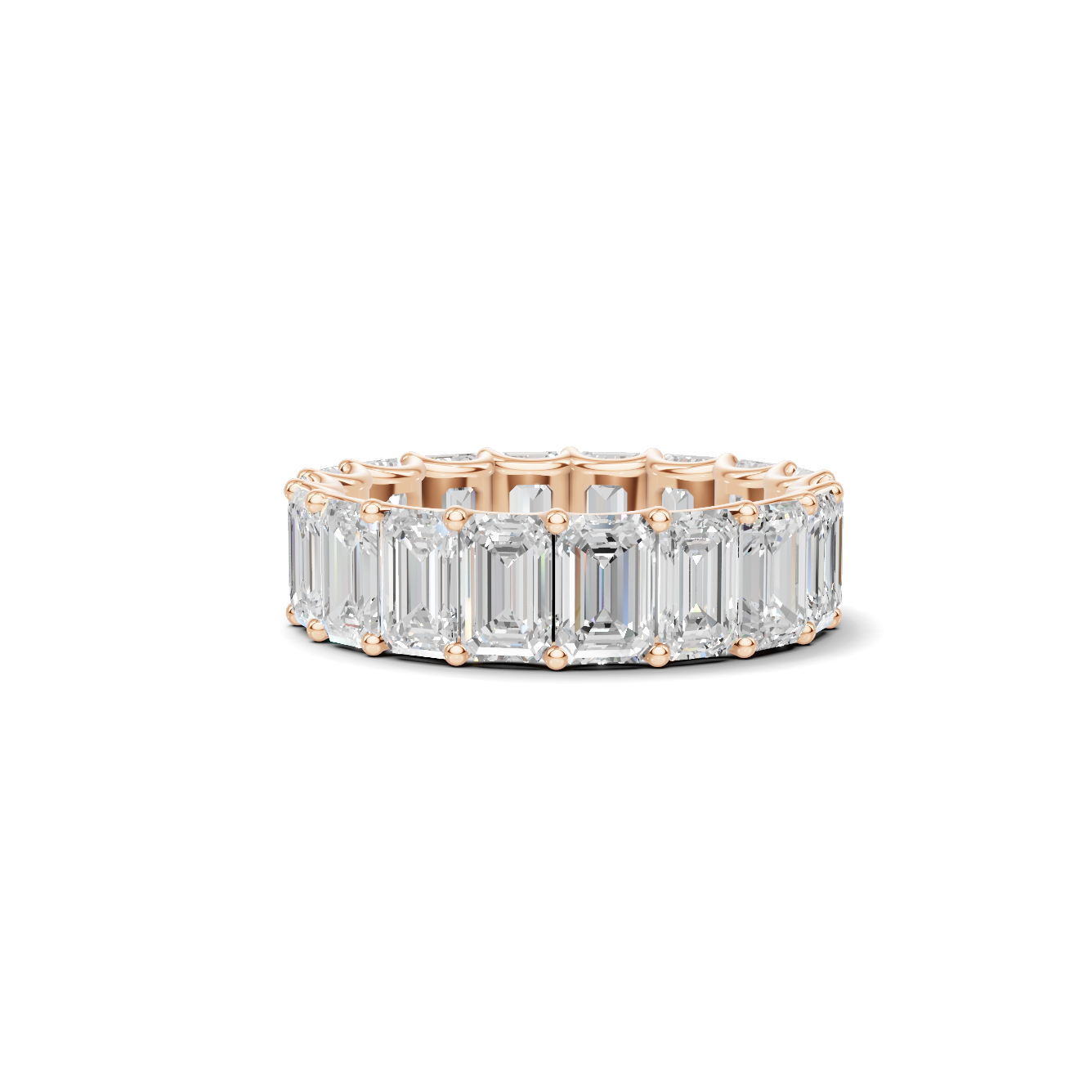 Eternity Band Ring 14K Rose Gold