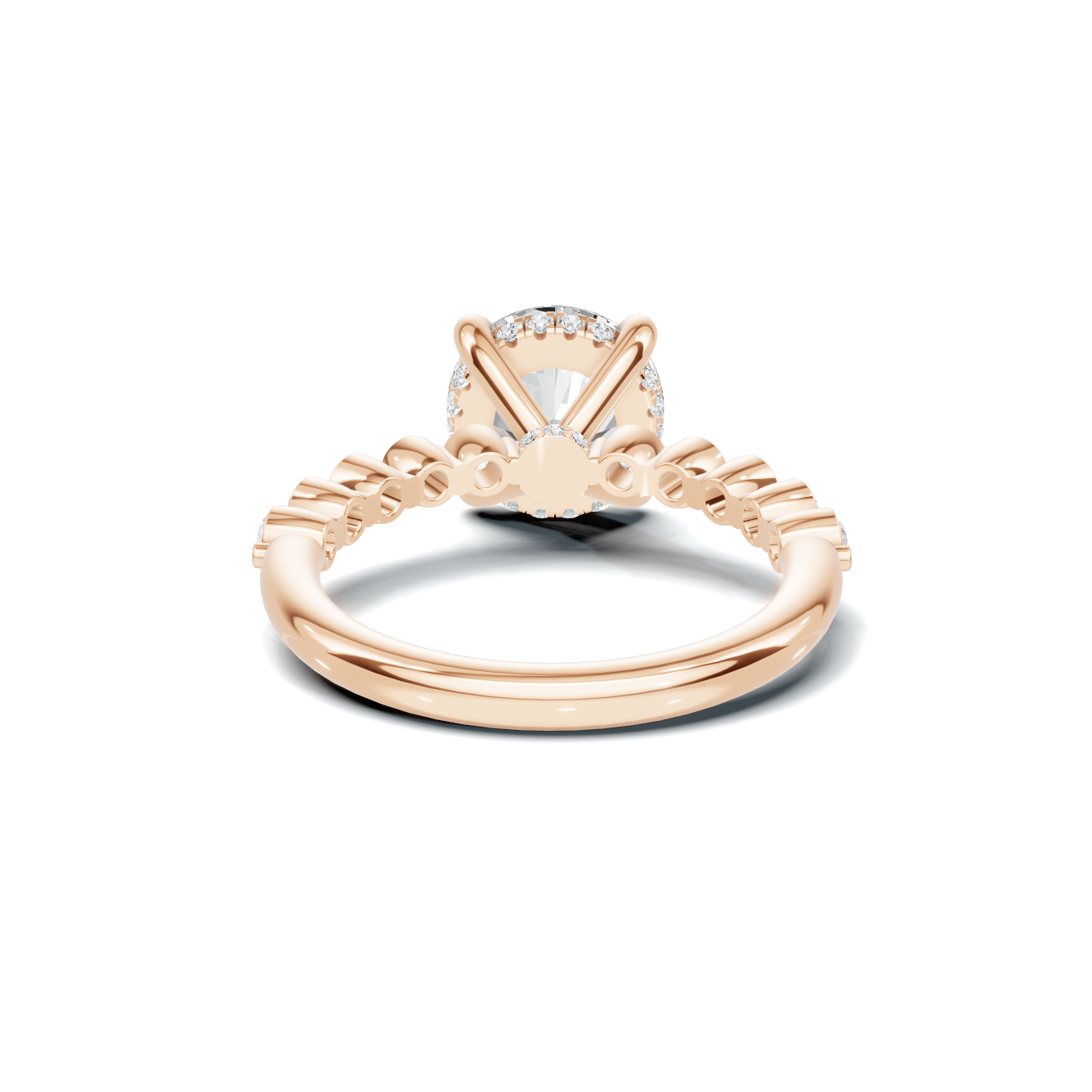 Accented Band Ring 14K Rose Gold