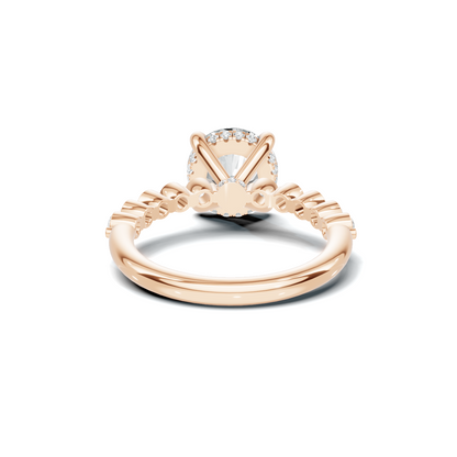 Accented Band Ring 14K Rose Gold