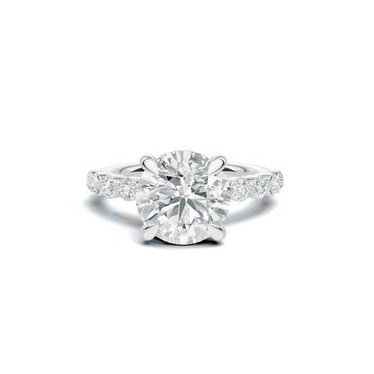 Accented Band Ring 14K White Gold