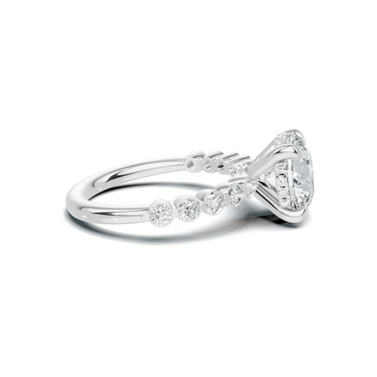 Accented Band Ring 14K White Gold