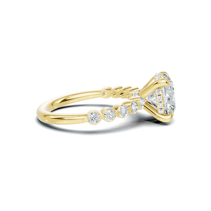 Accented Band Ring 14K Yellow Gold
