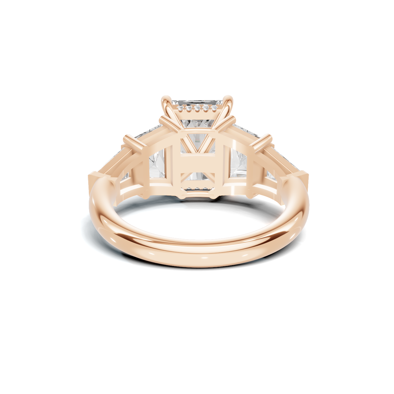 Exquisite Multi Stone Ring 14K Rose Gold