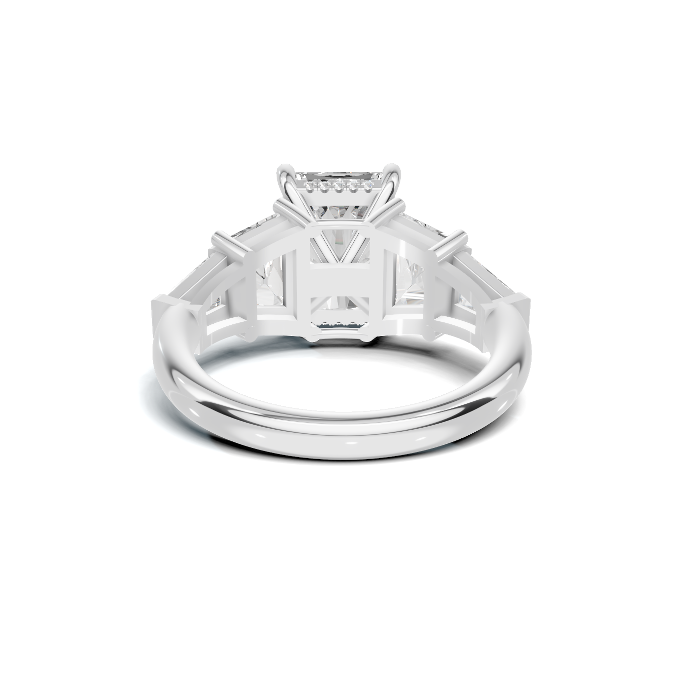 Exquisite Multi Stone Ring 14K White Gold