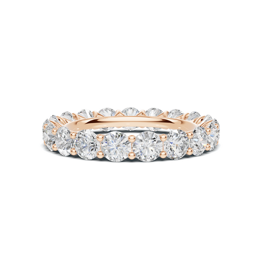 Prong Eternity Ring 14K Rose Gold