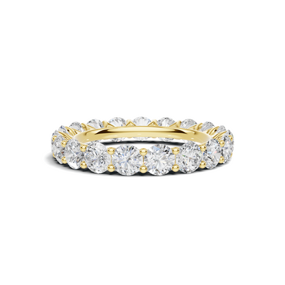 Prong Eternity Ring 14K Yellow Gold