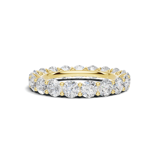 Prong Eternity Ring 14K Yellow Gold