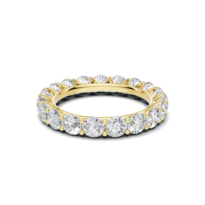 Prong Eternity Ring 14K Yellow Gold
