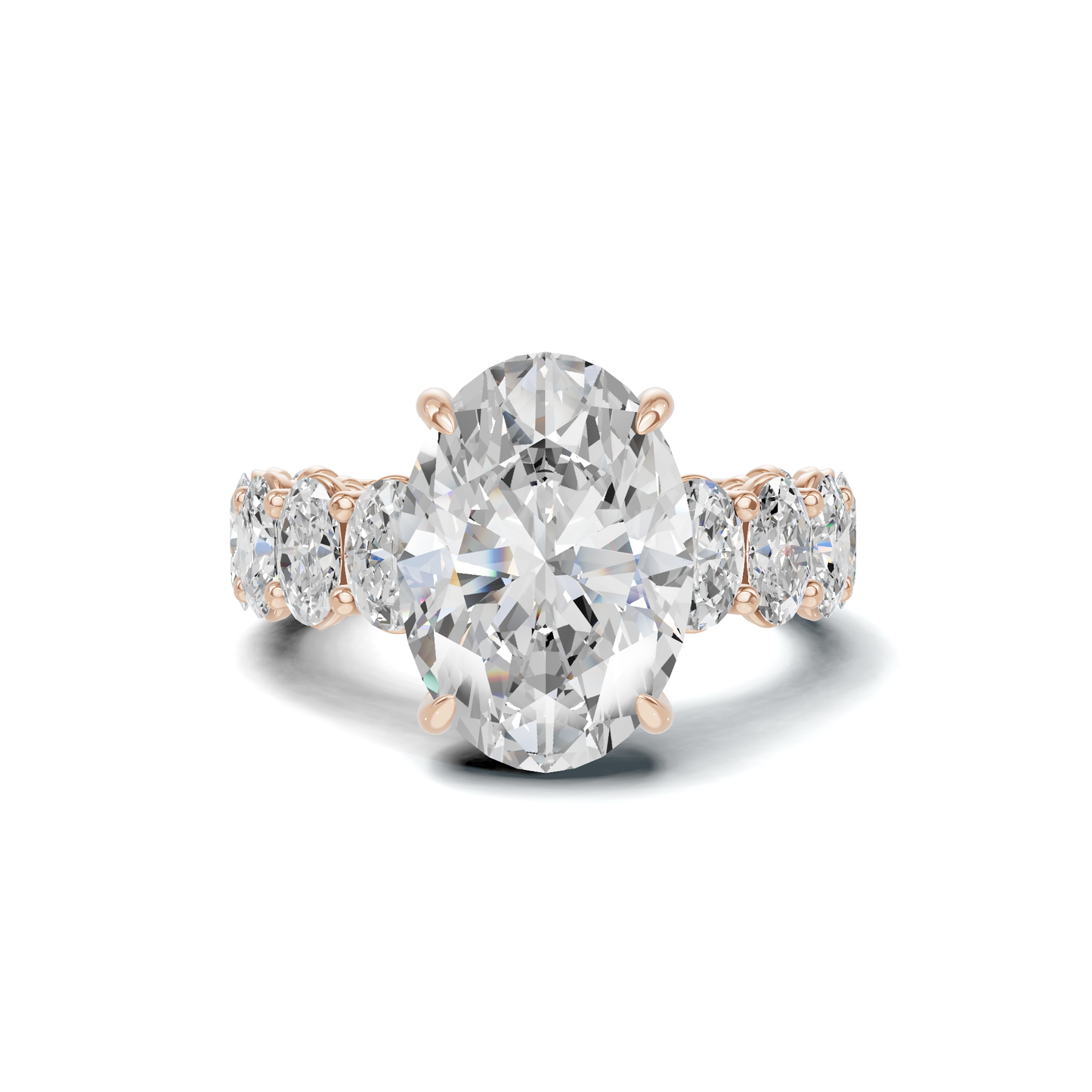 Accented Eternity Ring 14K Rose Gold