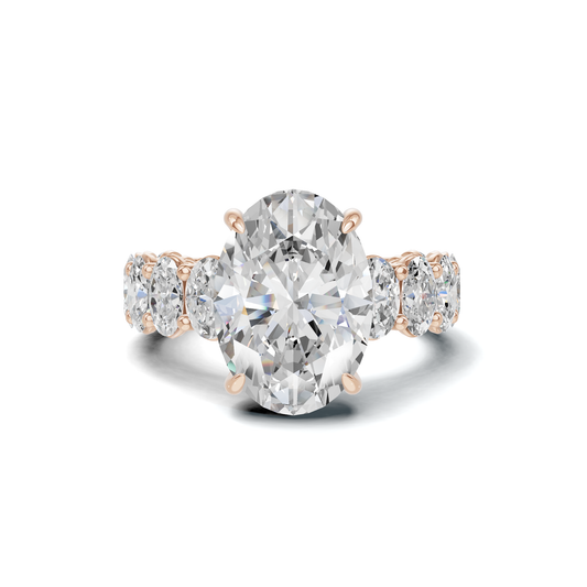 Accented Eternity Ring 14K Rose Gold