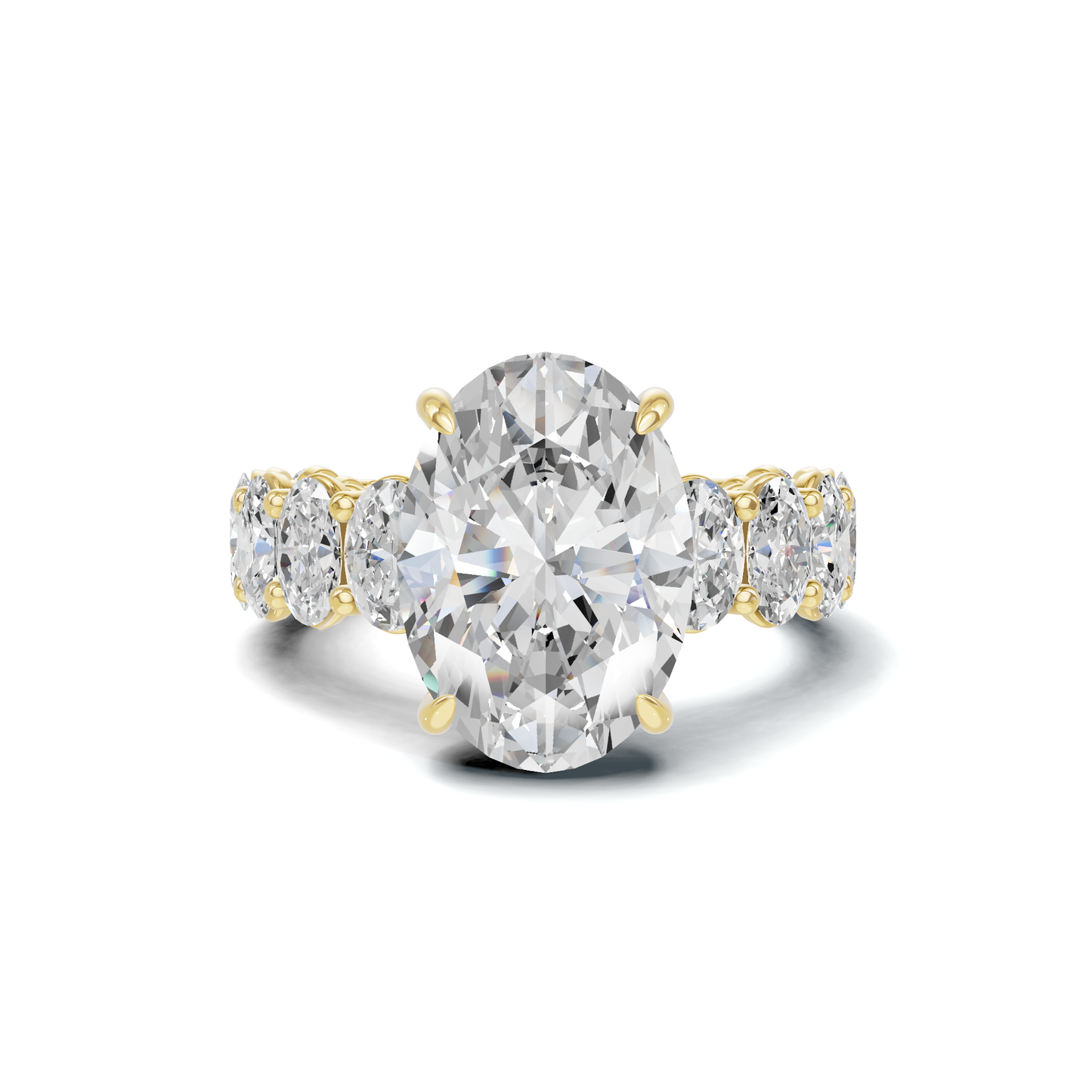 Accented Eternity Ring 14K Yellow Gold