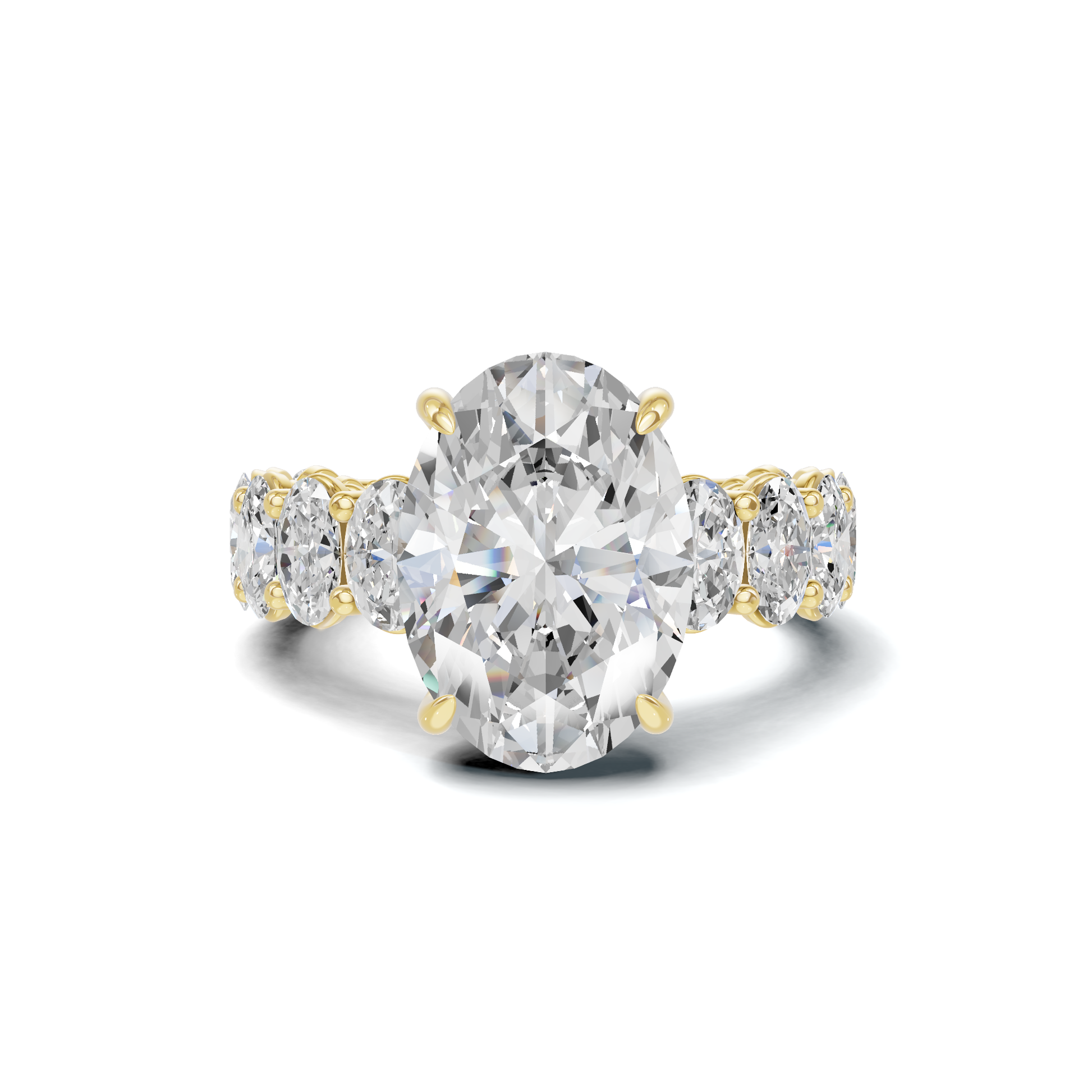 Accented Eternity Ring 14K Yellow Gold