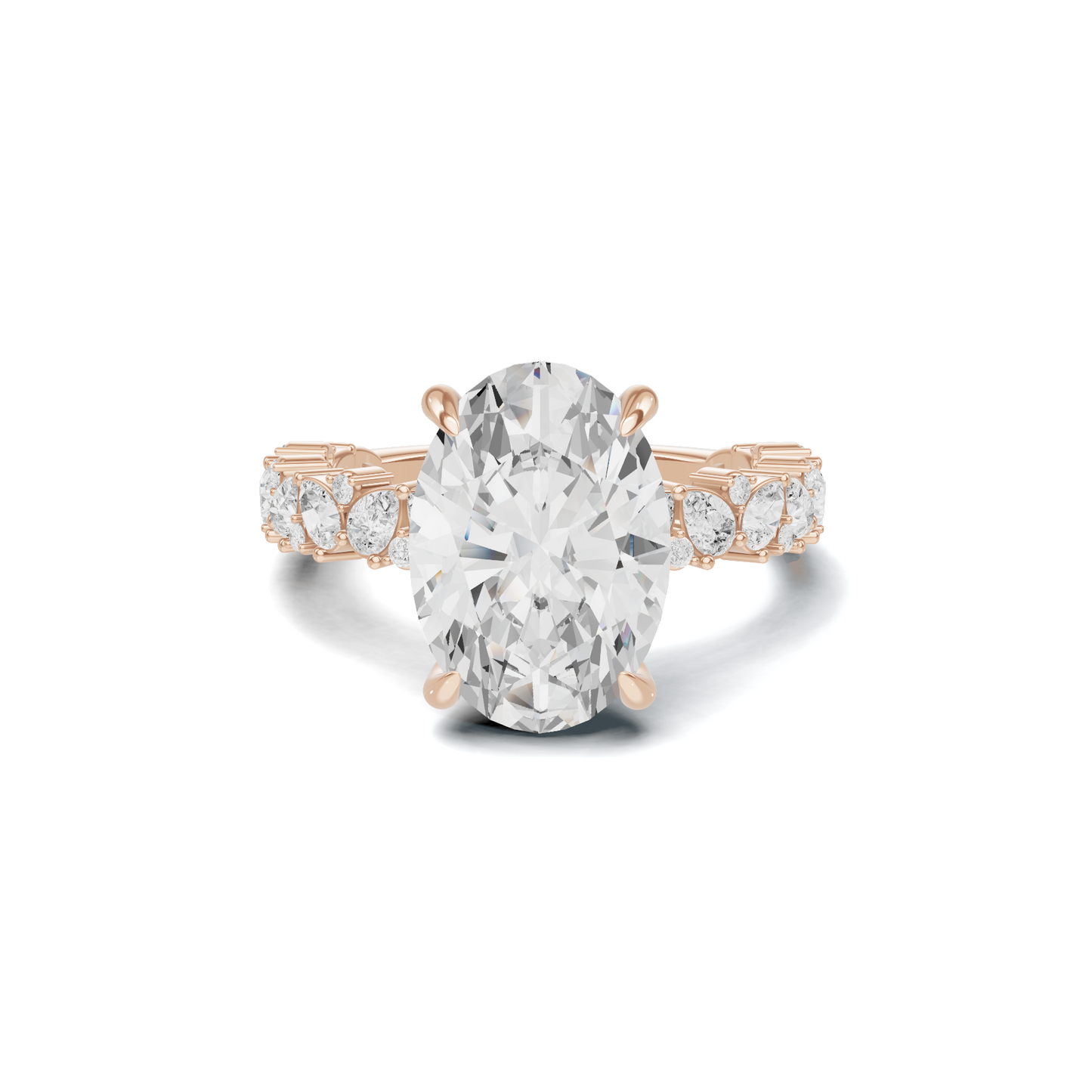 Accented Ring 14K Rose Gold