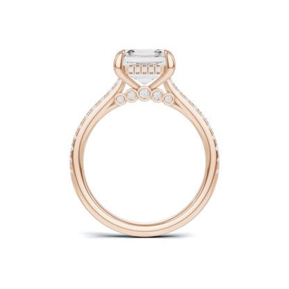 Pavilion Accented Ring 14K Rose Gold