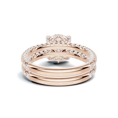 Pave Ring 14K Rose Gold