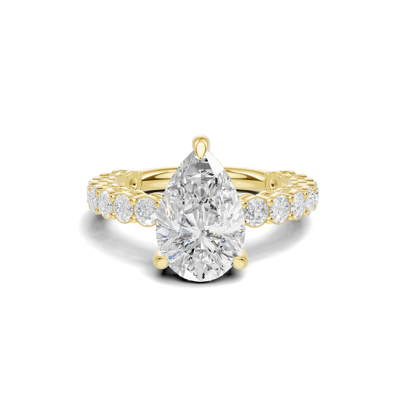 Accented Pave Ring