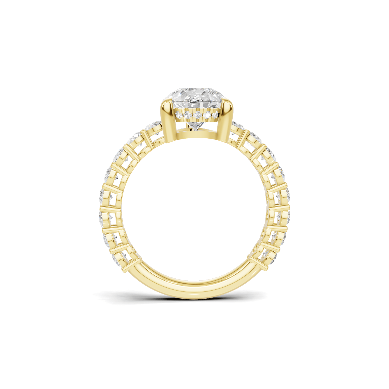 Accented Pave Ring