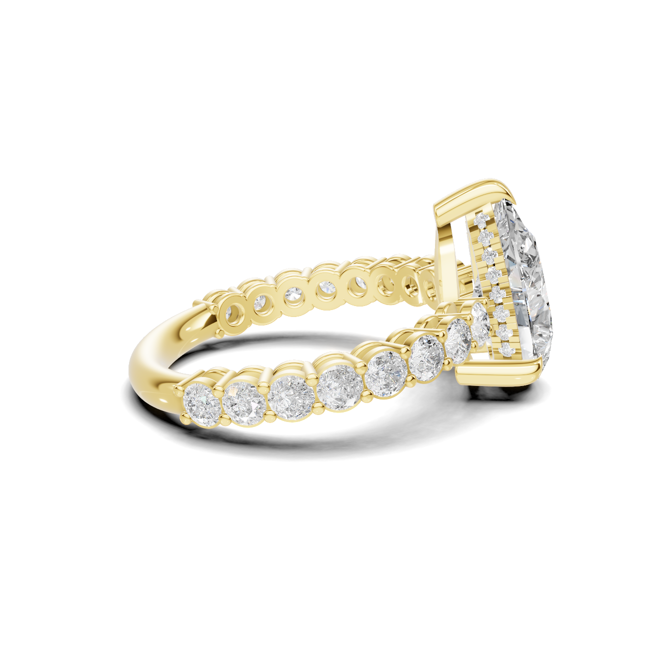 Accented Pave Ring