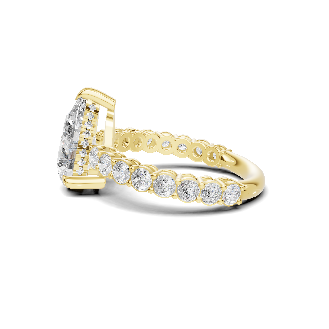 Accented Pave Ring