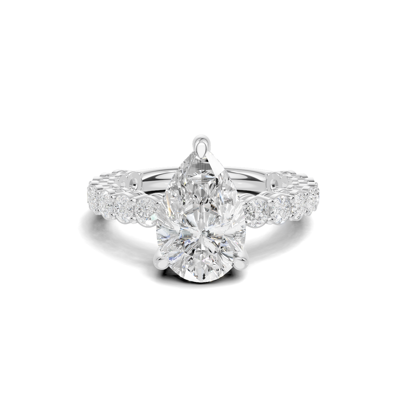 Accented Pave Ring
