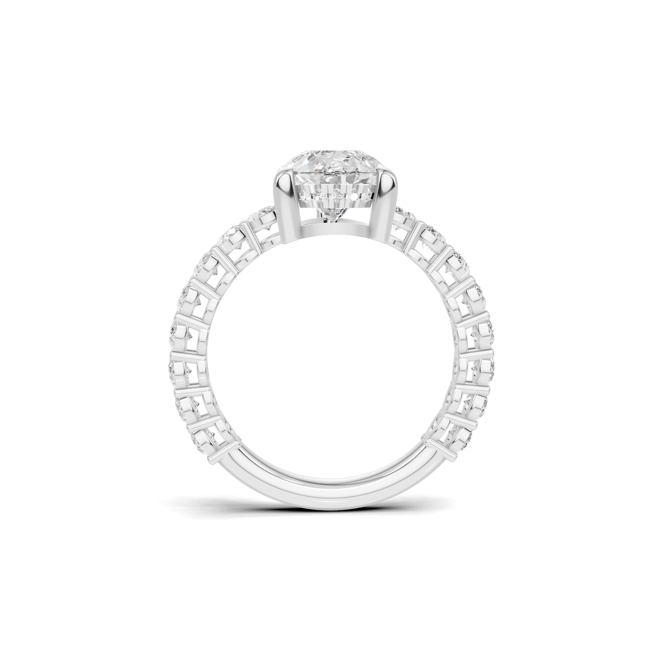 Accented Pave Ring