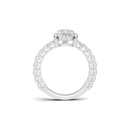 Accented Pave Ring