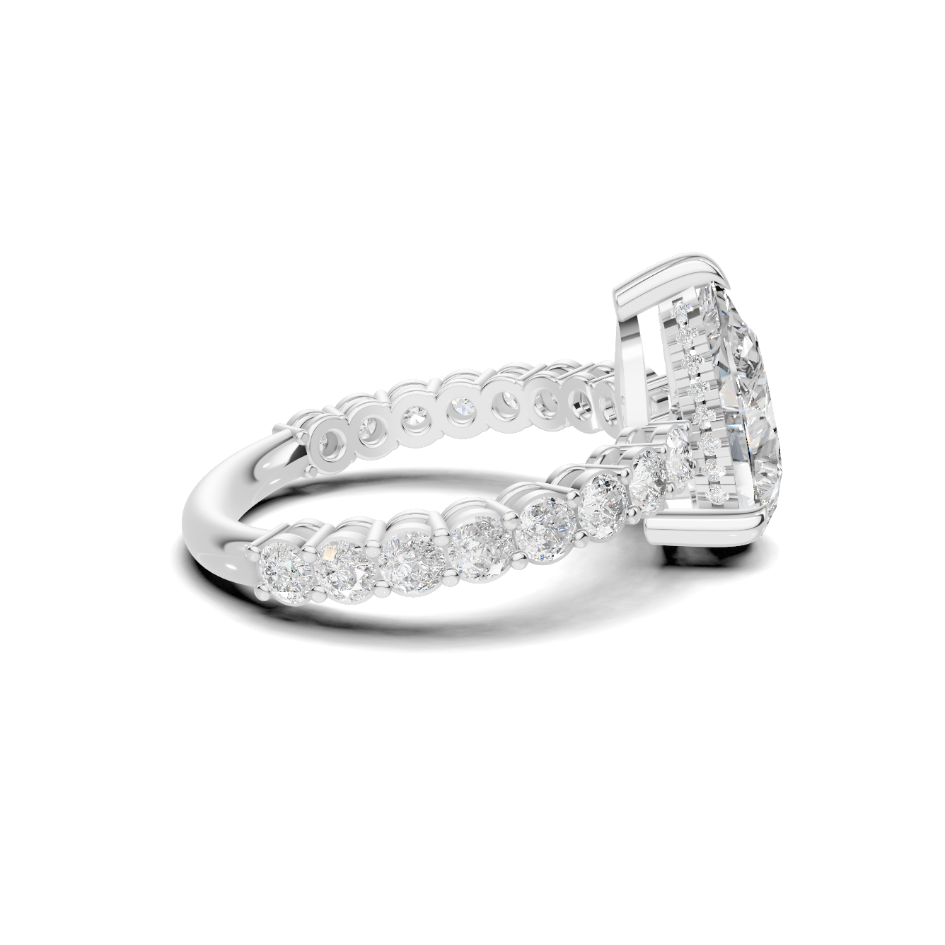 Accented Pave Ring