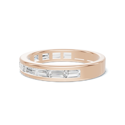 Baguette Channel Set Ring