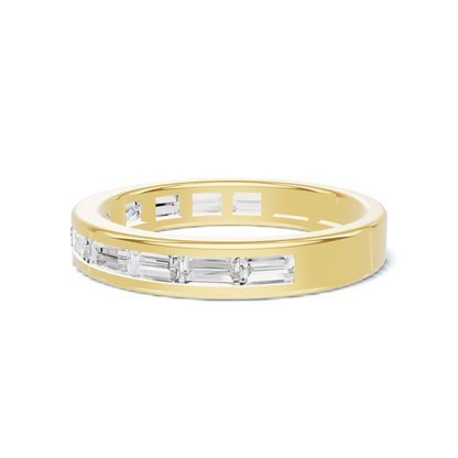 Baguette Channel Set Ring