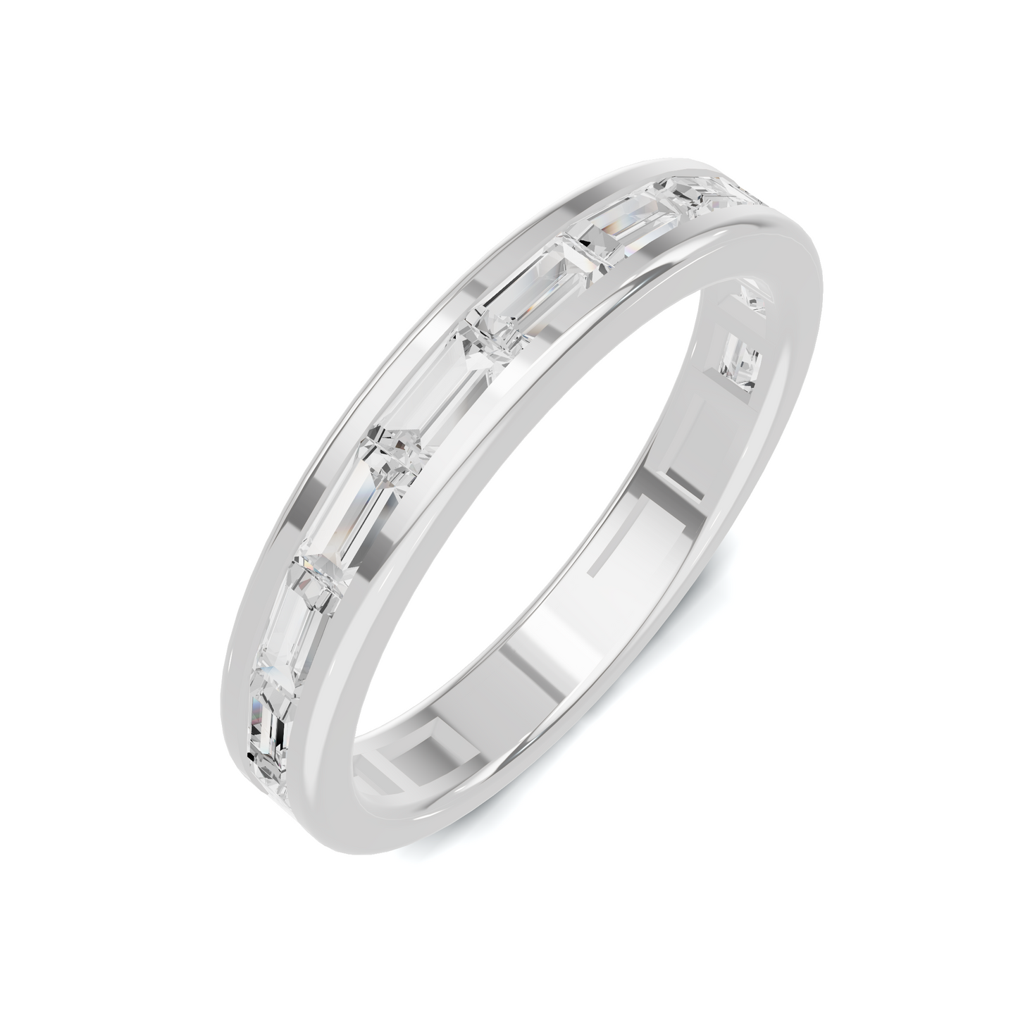 Baguette Channel Set Ring