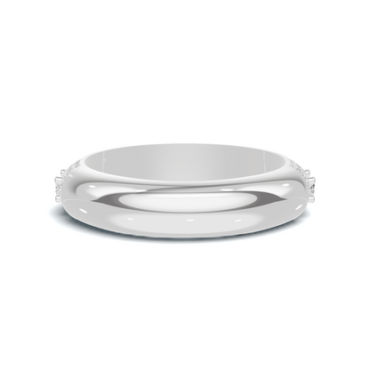 Baguette Pave Eternity Ring