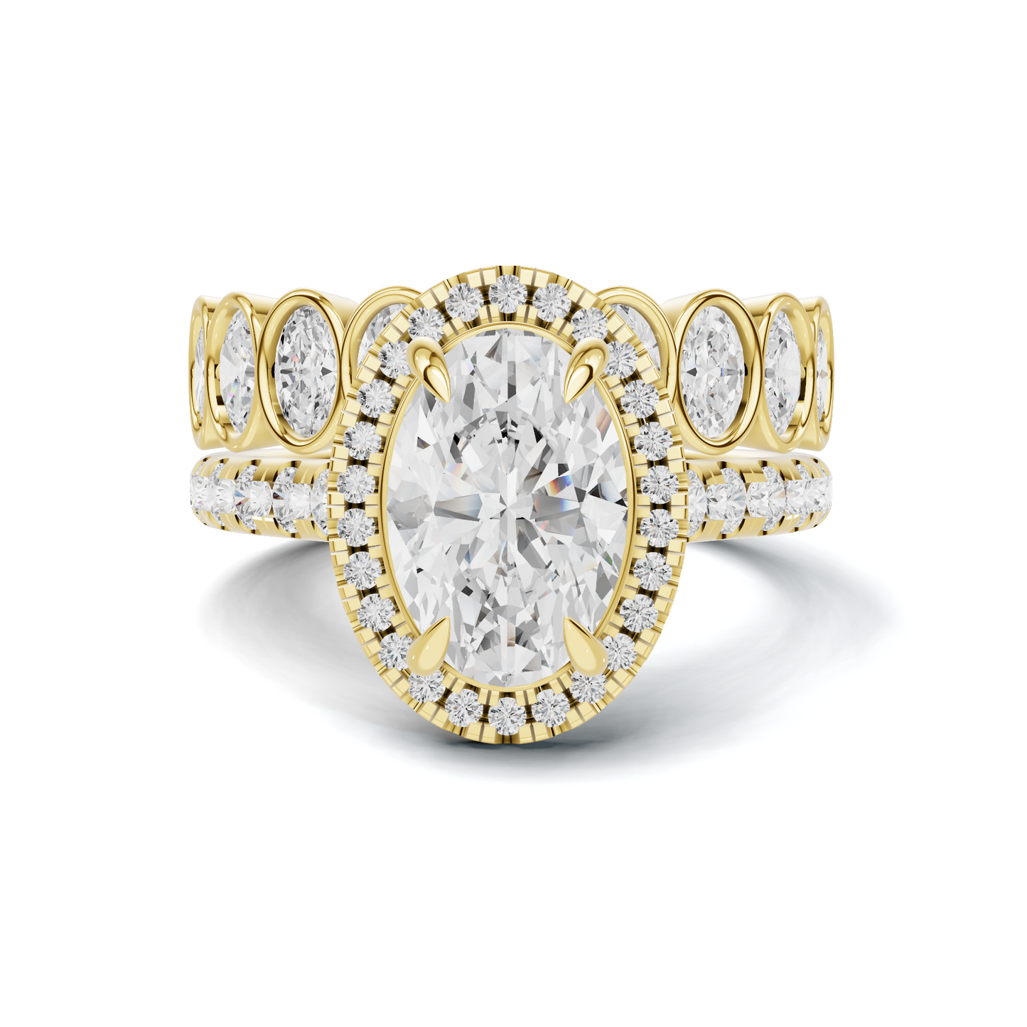 Bezel Set Stackable Ring